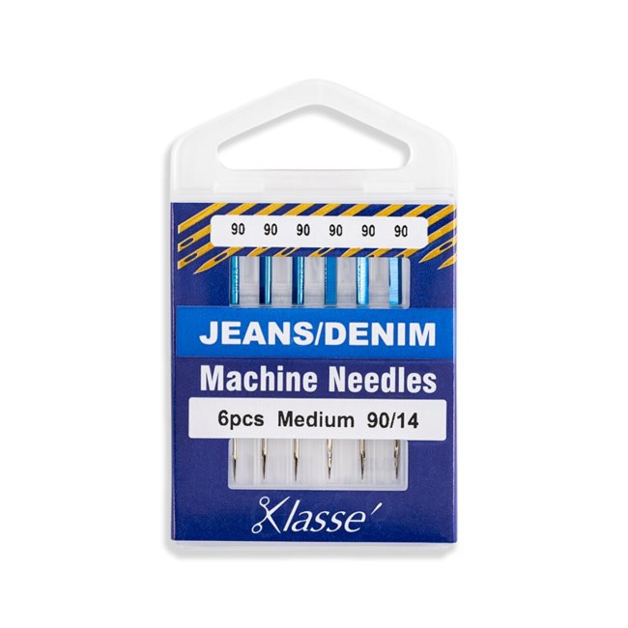 KLASSÉ® -- Jeans / Denim -- 90/14 -- Home Sewing Machine Needles (130/705 H)